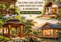 Thi Công Nhà Gỗ Mini, Chòi Nghỉ Sân Vườn & Homestay