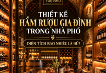 Thiết Kế Hầm Rượu Gia Đình Trong Nhà Phố – Diện Tích Bao Nhiêu Là Đủ?