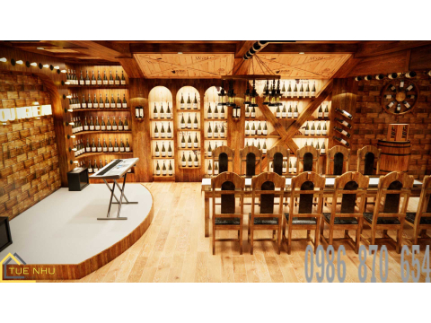 thi công hầm rượu nhà hàng anh THÁI -NGHỆ AN