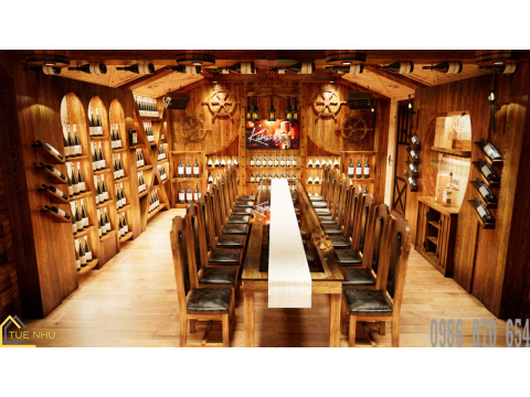 thi công hầm rượu nhà hàng anh THÁI -NGHỆ AN