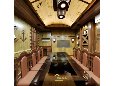 thi công hầm rượu chị Diễm - khu du lịch CÔ HAI- SÓC TRĂNG