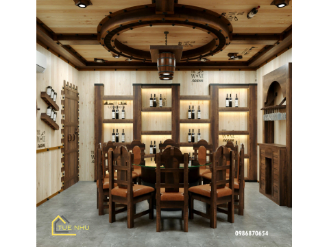 thi công hầm rượu nhà hàng XUKA - TÂN UYÊN BÌNH DUONG